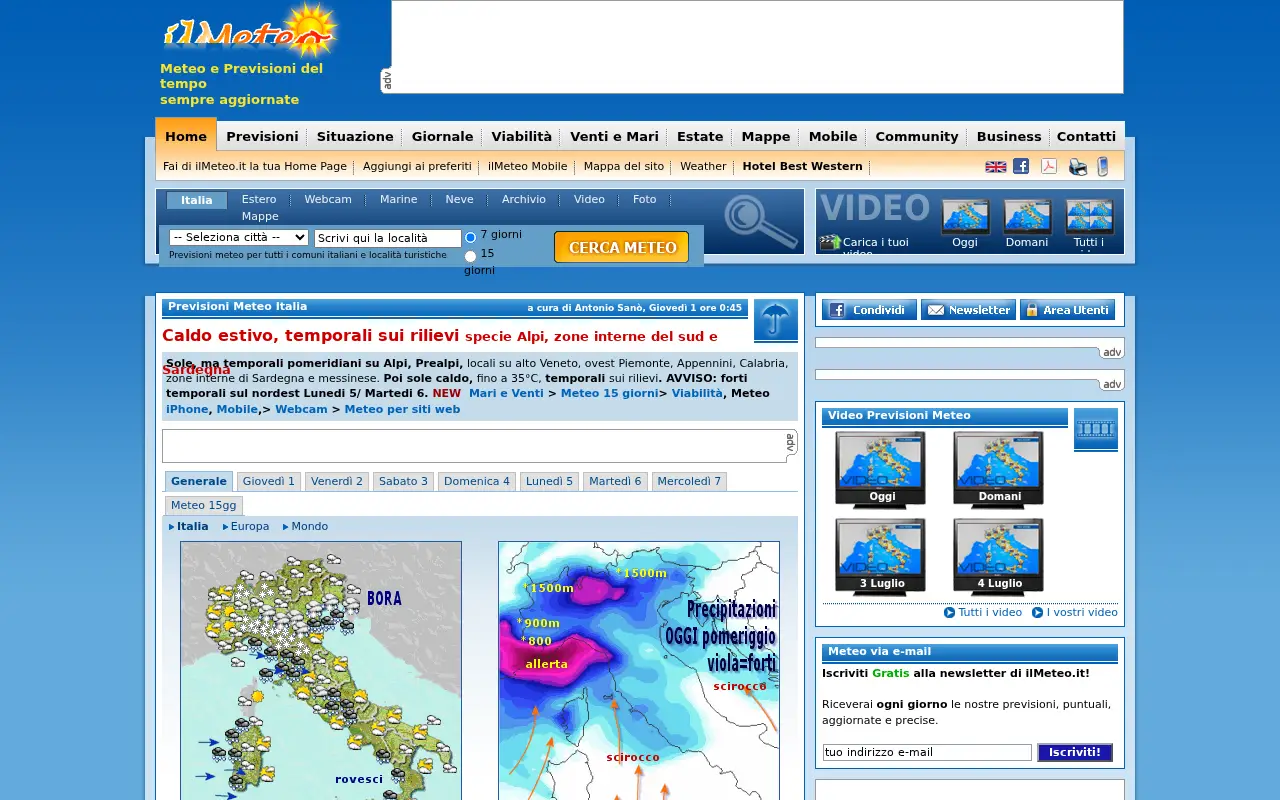 ilmeteo.it in 2010