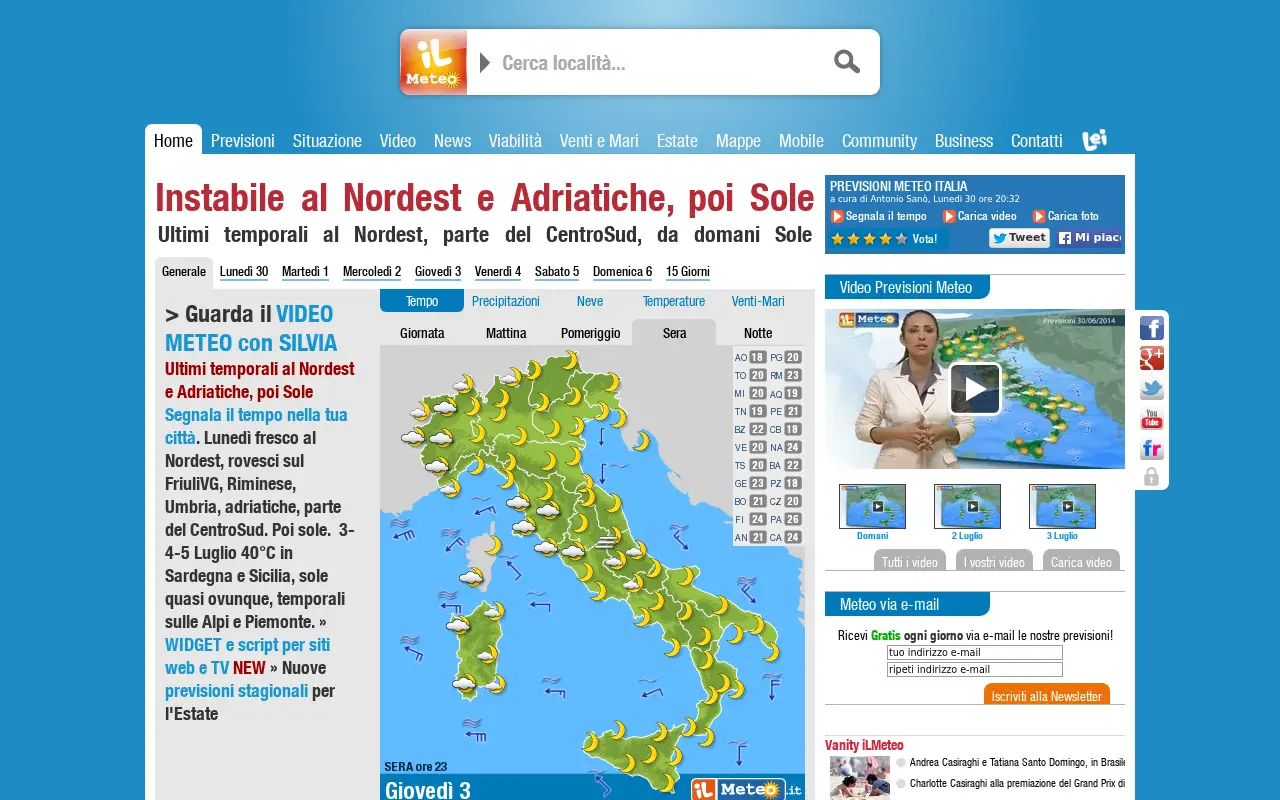 ilmeteo.it in 2014
