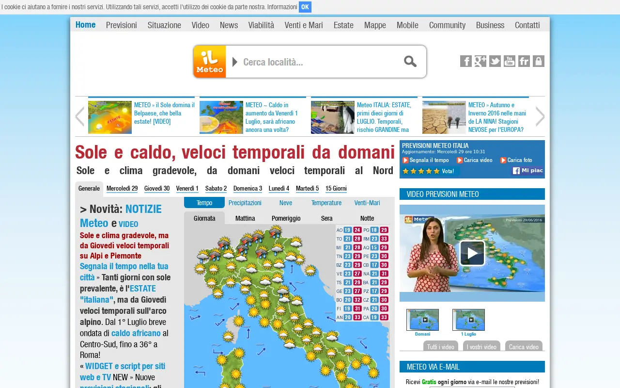 ilmeteo.it in 2016