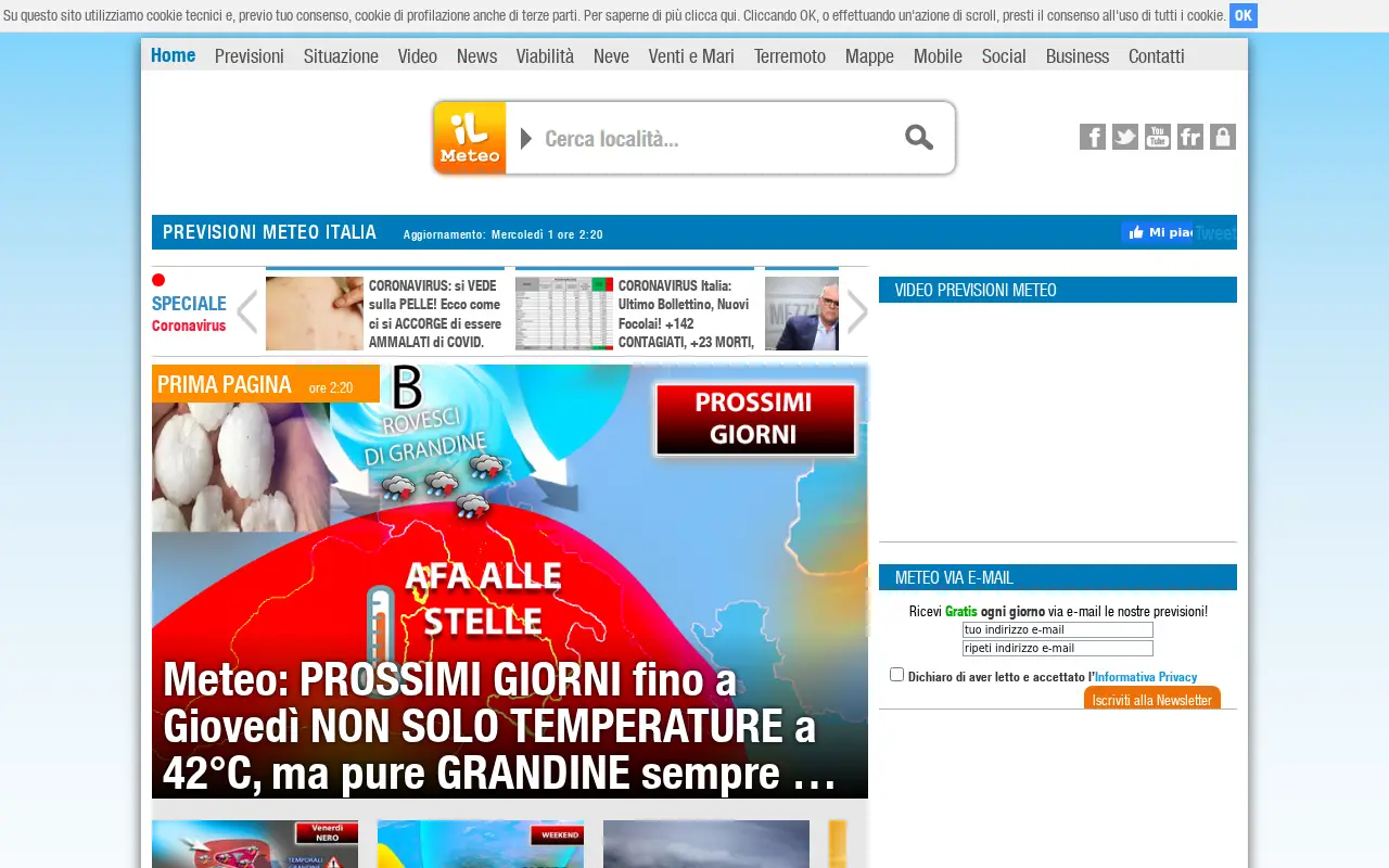 ilmeteo.it in 2020