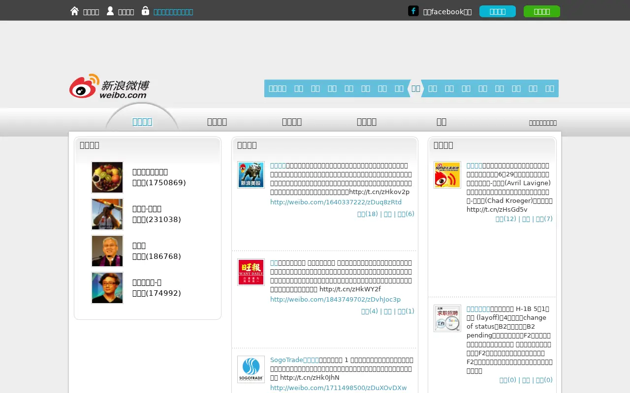 weibo.com in 2013