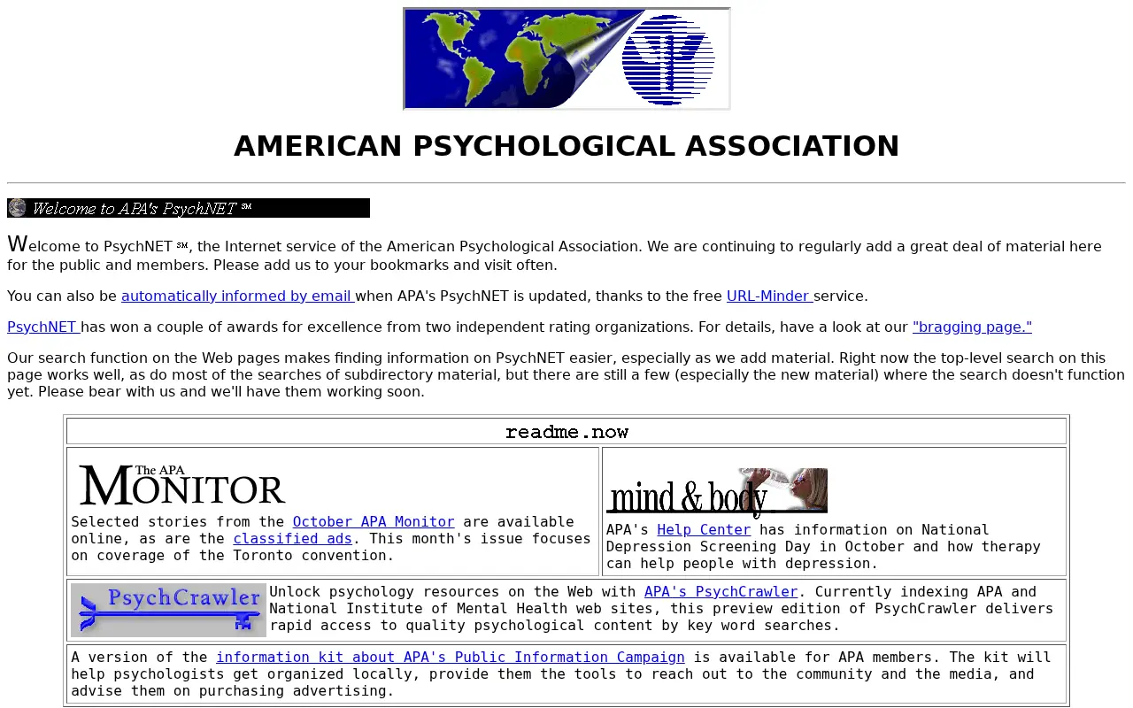 apa.org in 1996