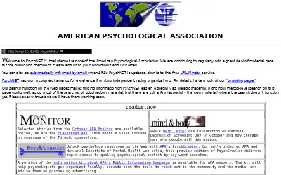 apa.org in 1996