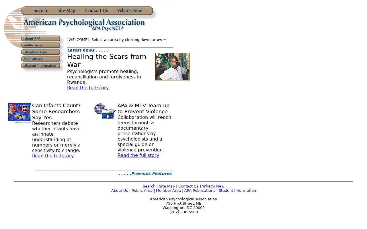 apa.org in 1999