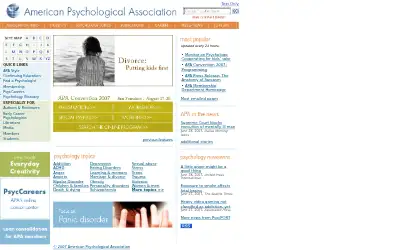 apa.org in 2007