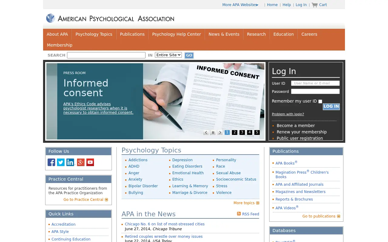 apa.org in 2014