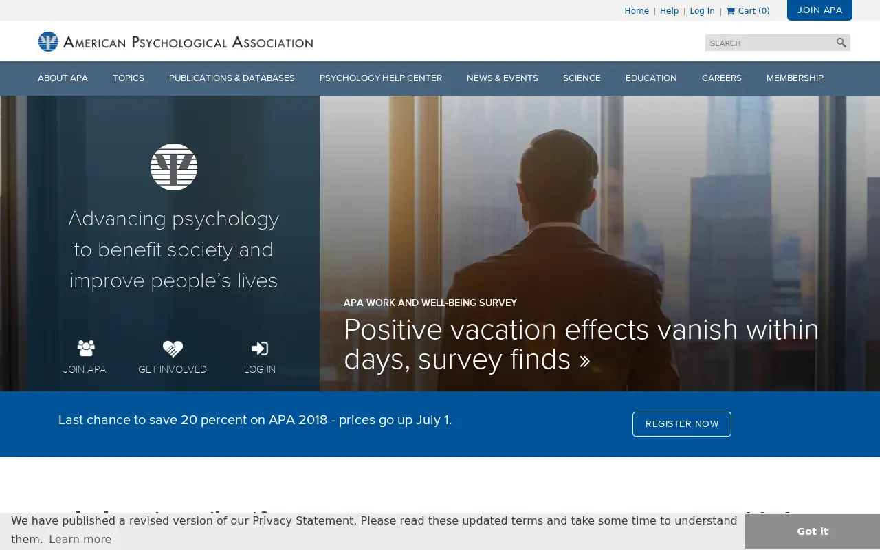 apa.org in 2018