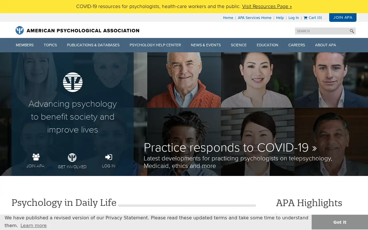 apa.org in 2020