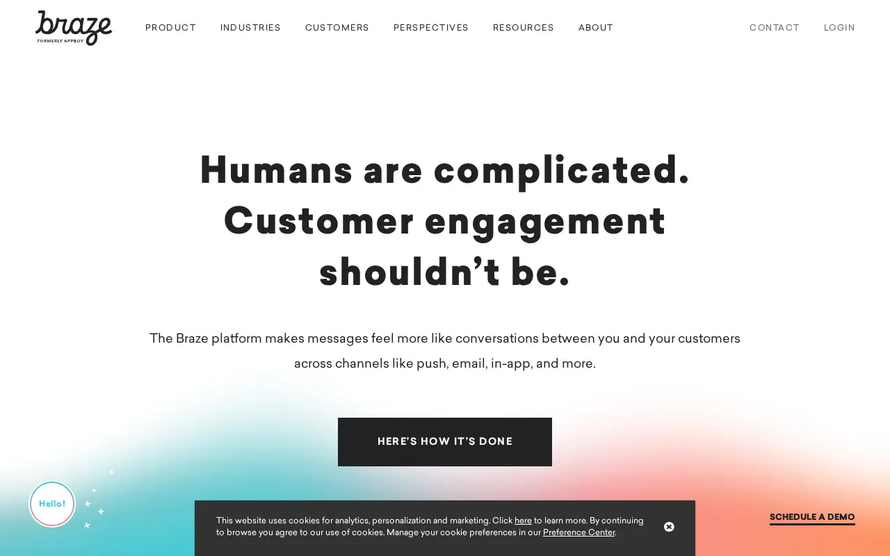 braze.com in 2018