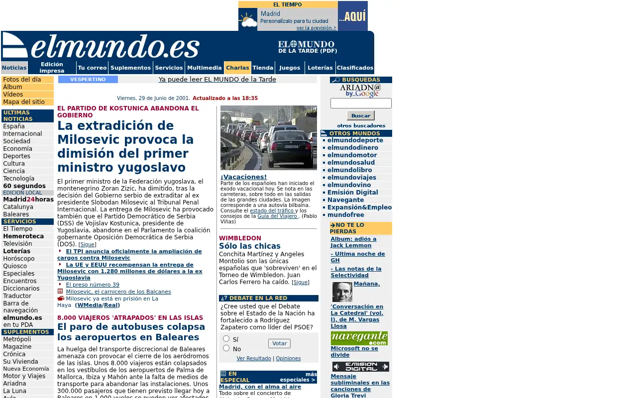 elmundo.es in 2001