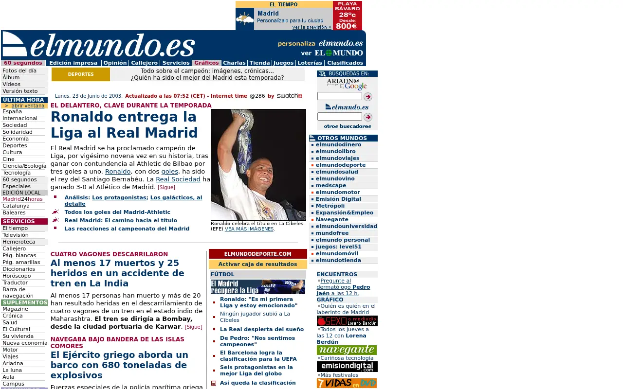 elmundo.es in 2003