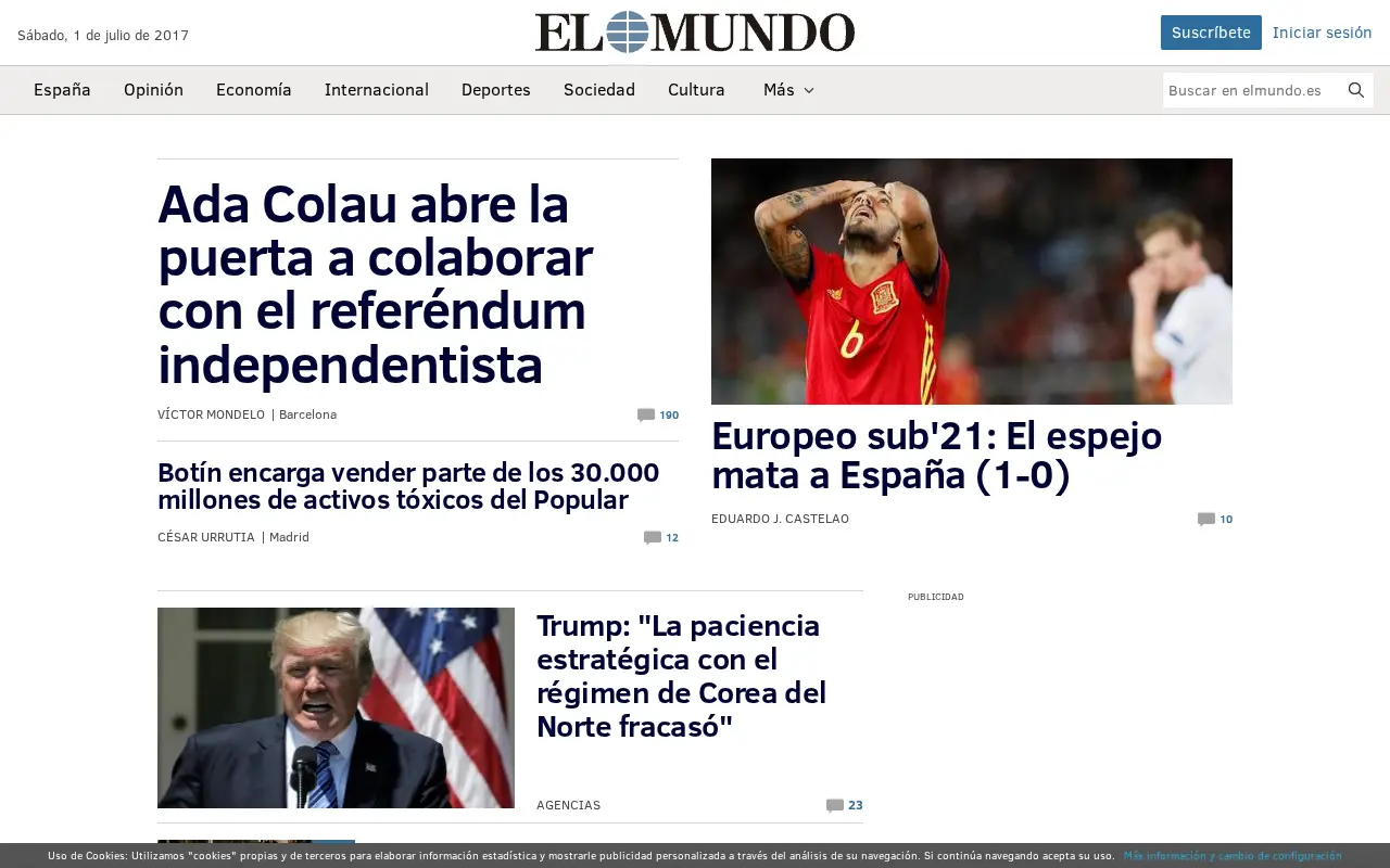 elmundo.es in 2017