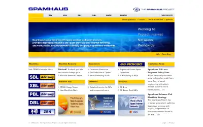 spamhaus.org in 2011