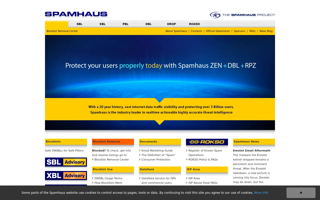 spamhaus.org in 2021