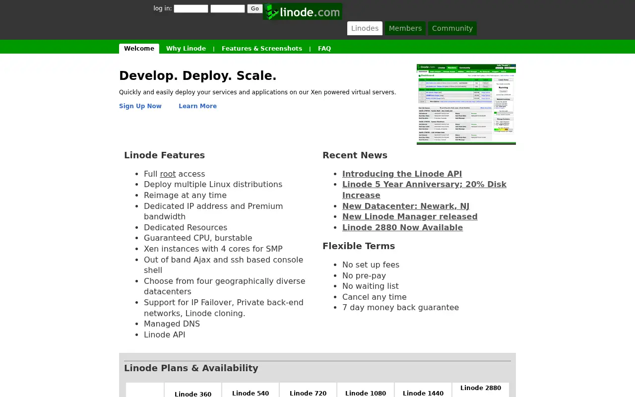 linode.com in 2008