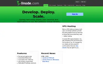 linode.com in 2009