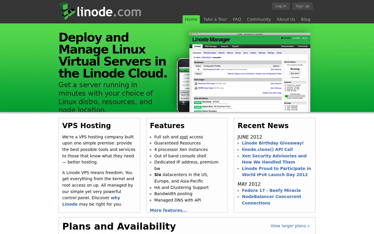 linode.com in 2012