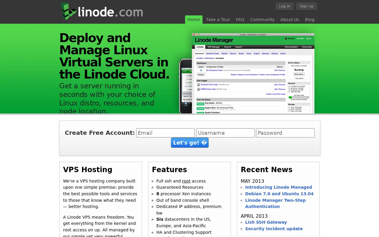 linode.com in 2013