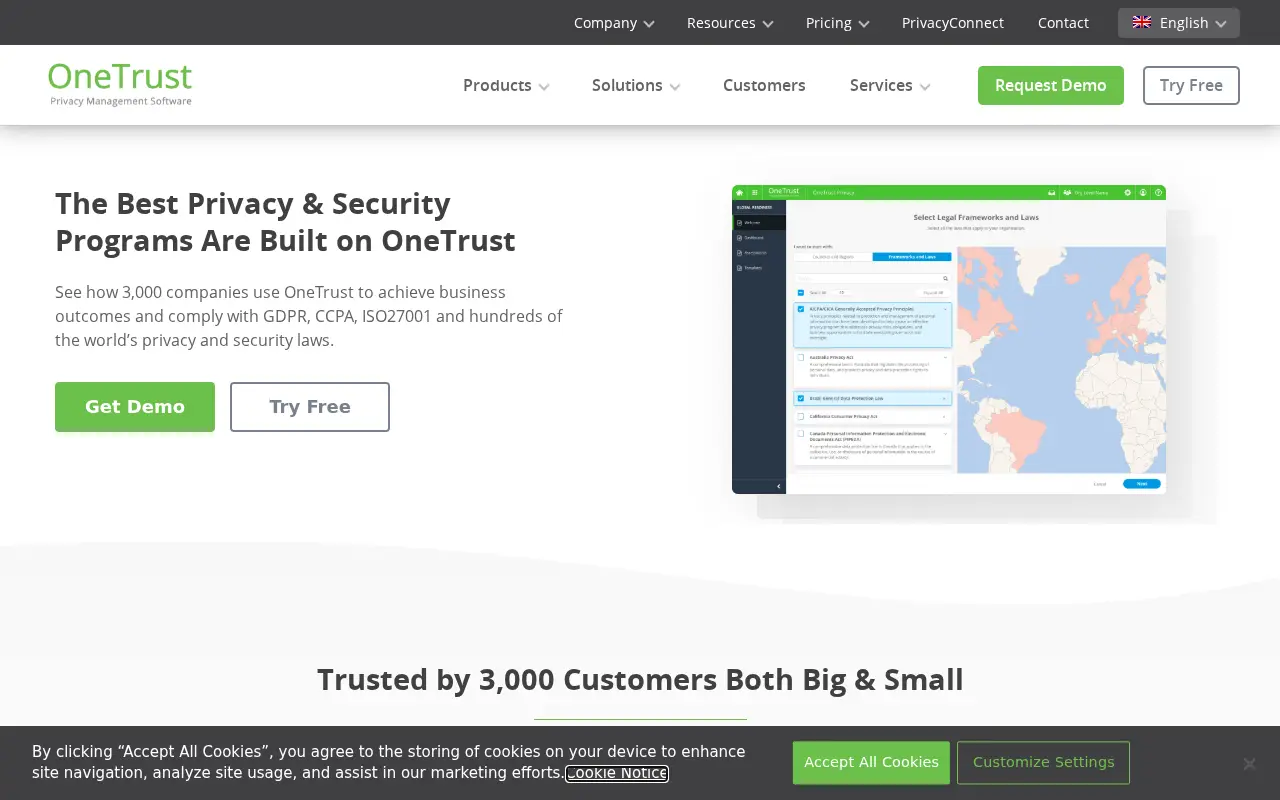 onetrust.com in 2019
