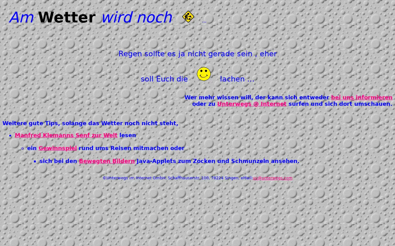 wetter.com in 1997