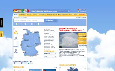 wetter.com in 2012