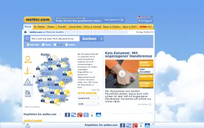 wetter.com in 2013