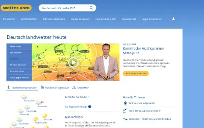 wetter.com in 2016