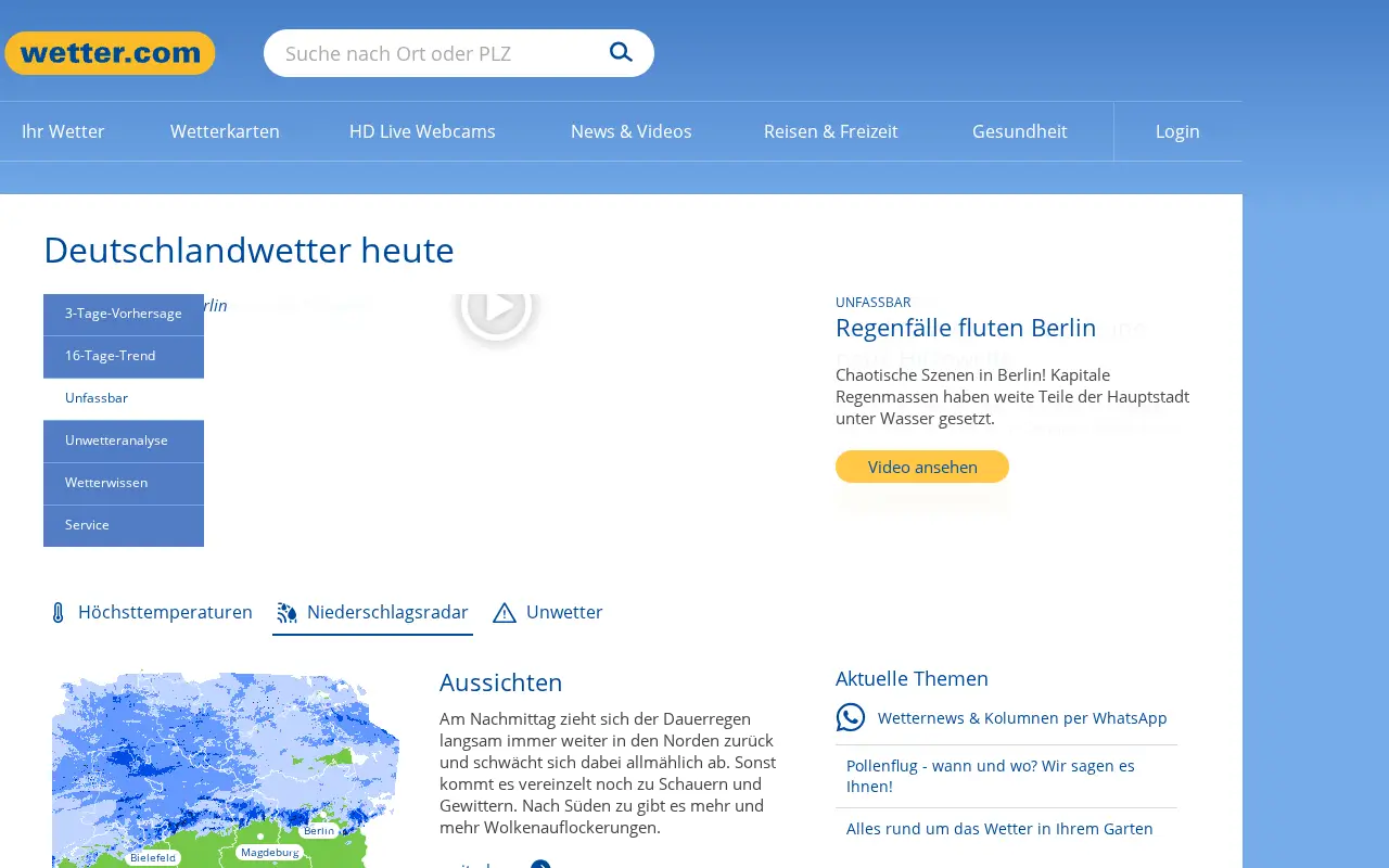 wetter.com in 2017