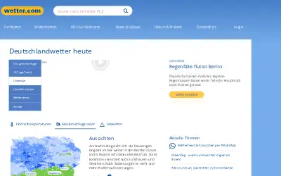 wetter.com in 2017