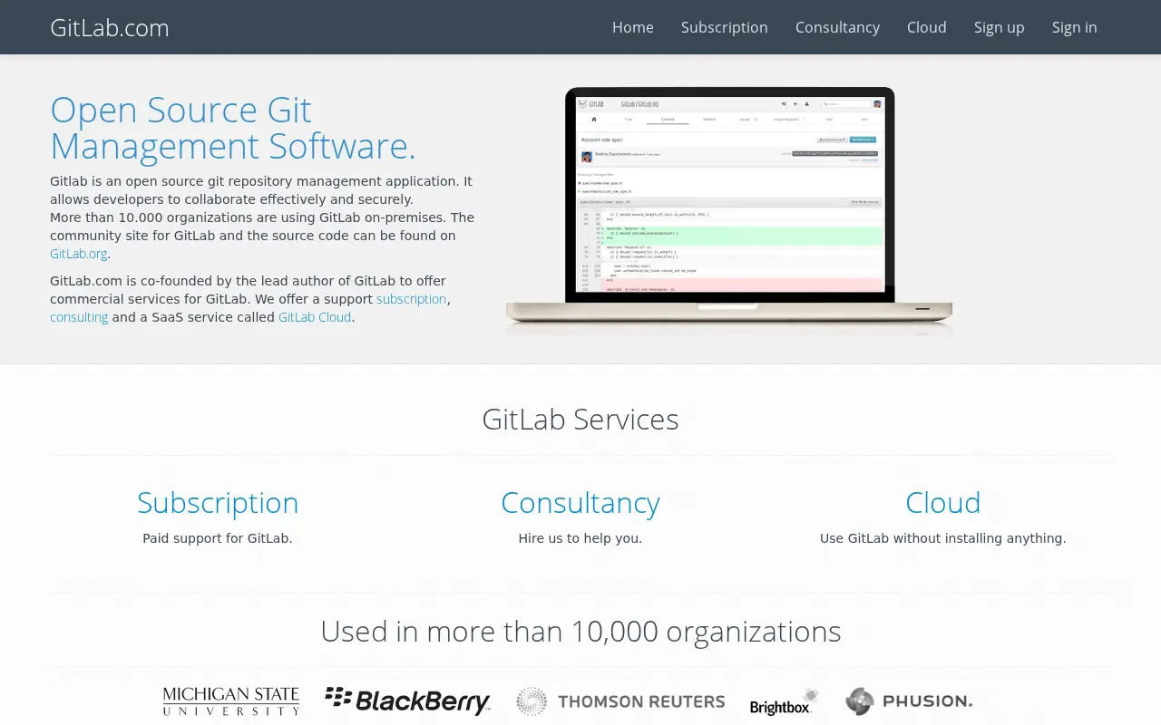 gitlab.com in 2013