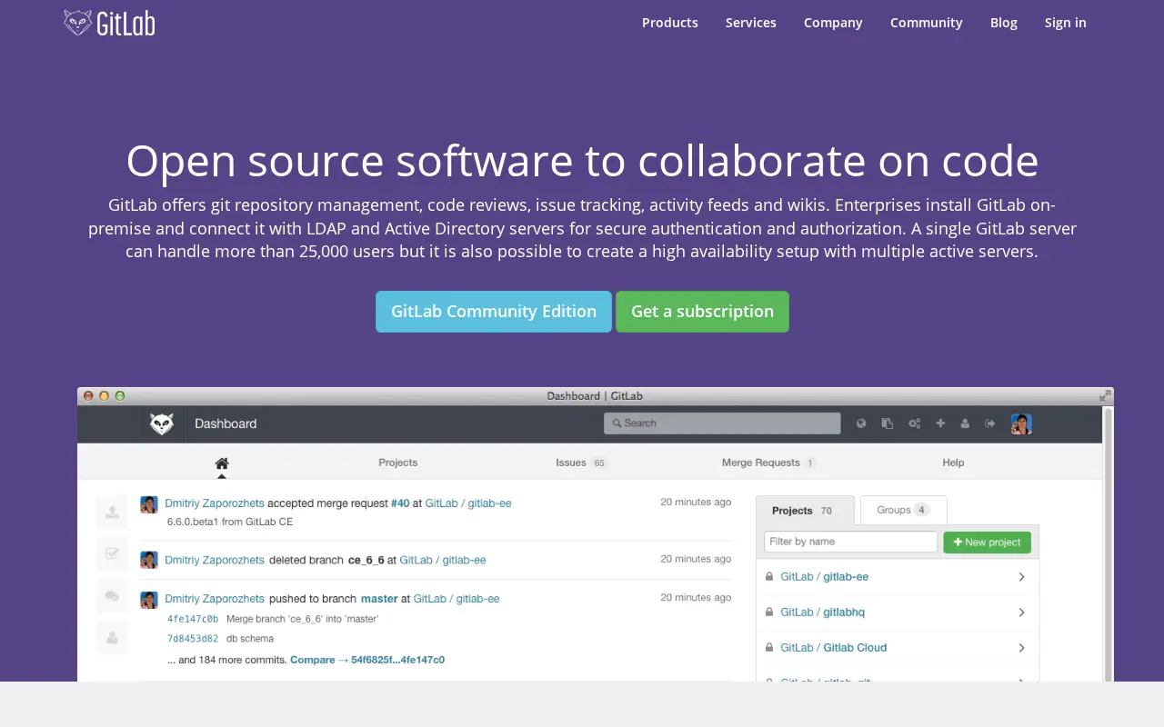 gitlab.com in 2014