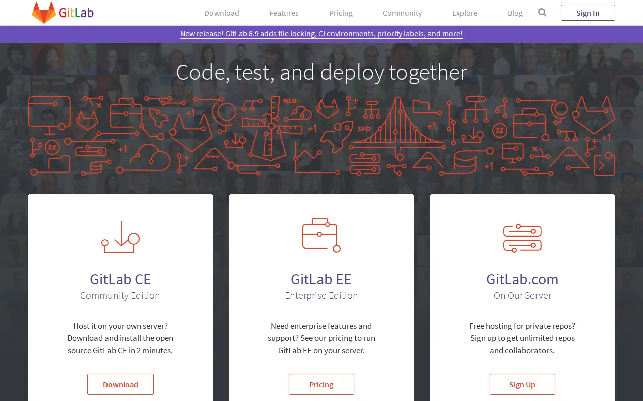 gitlab.com in 2016