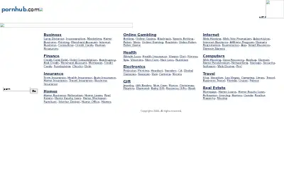 pornhub.com in 2001
