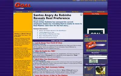 goal.com in 2005