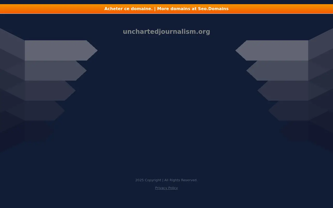 unchartedjournalism.org in 2025
