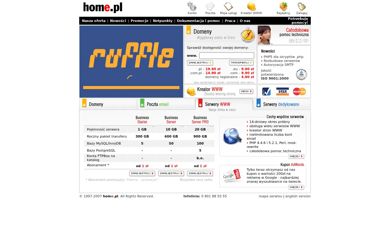 home.pl in 2007
