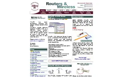 mikrotik.com in 2001