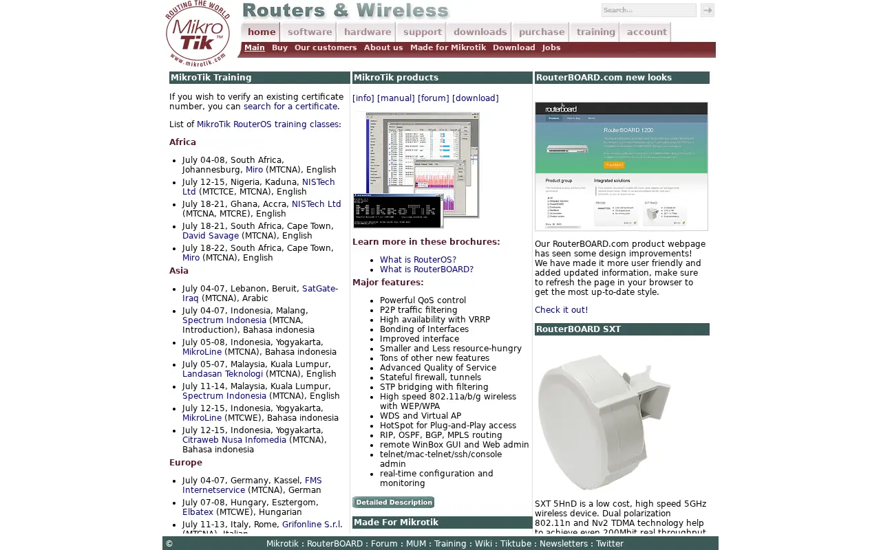 mikrotik.com in 2011