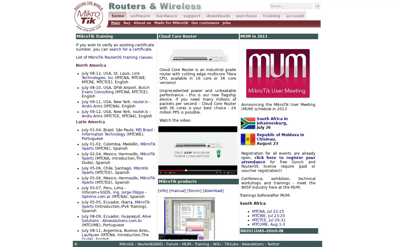 mikrotik.com in 2013