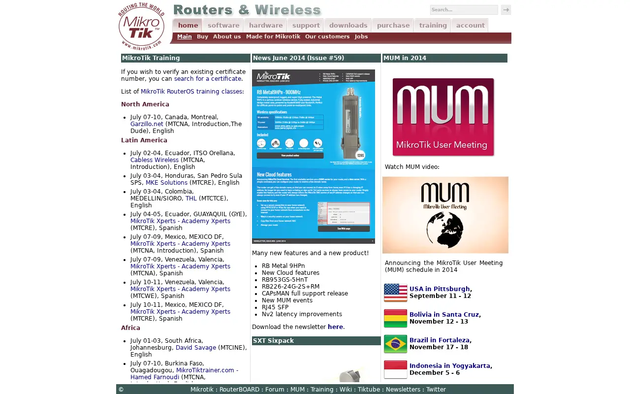 mikrotik.com in 2014