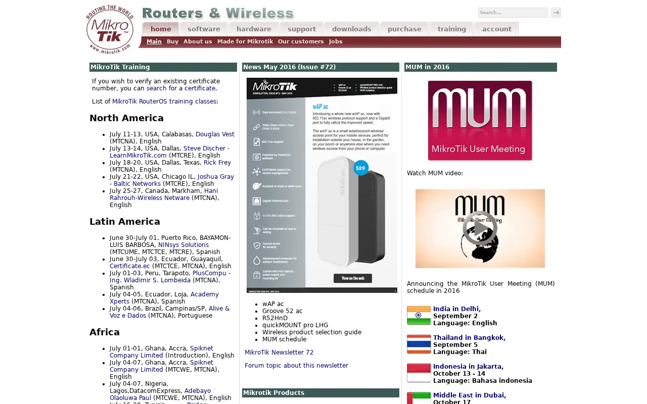 mikrotik.com in 2016