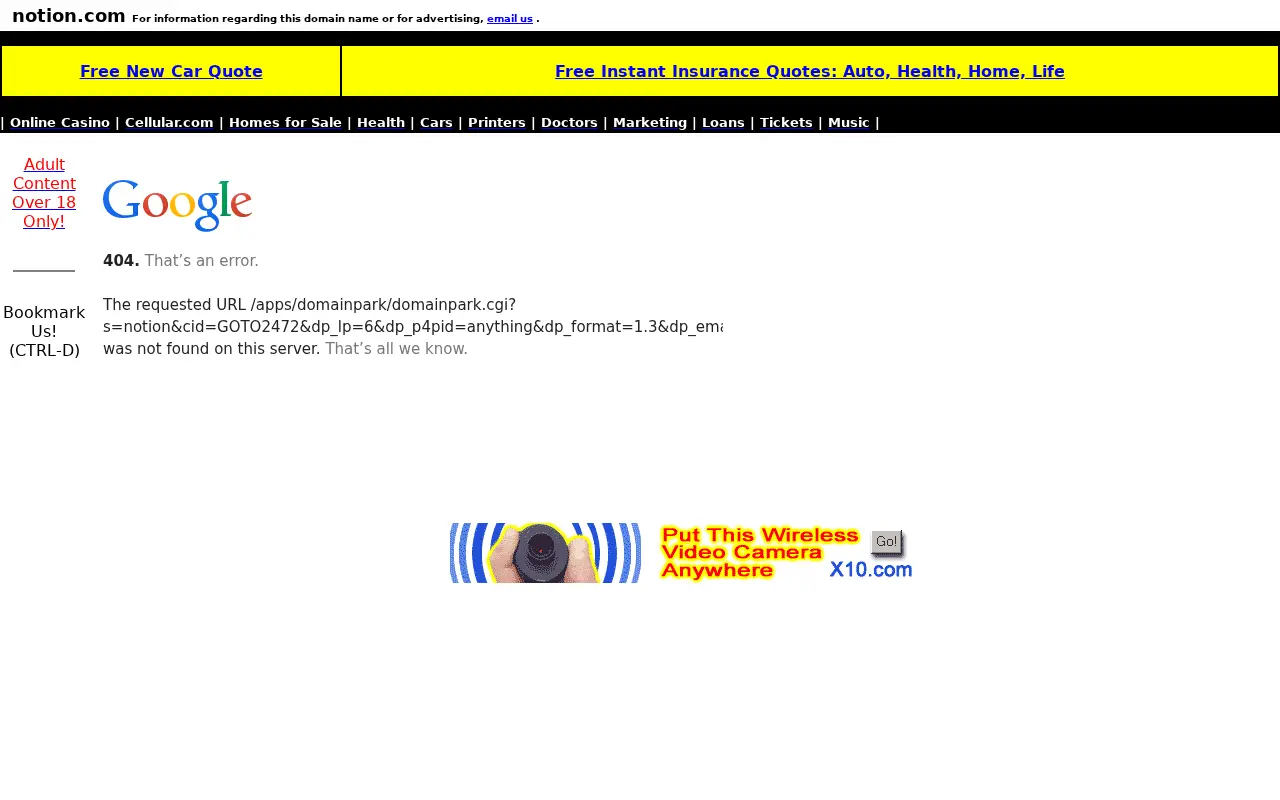 notion.com in 2002