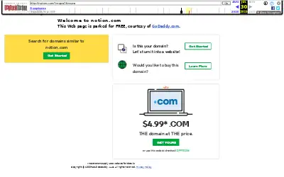 notion.com in 2019