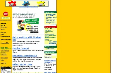 cnet.com in 1998