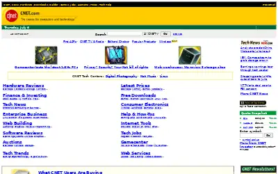 cnet.com in 2000