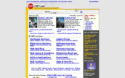 cnet.com in 2001