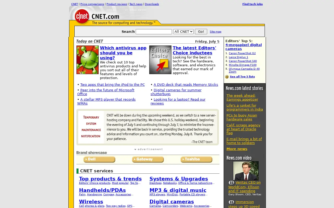 cnet.com in 2002