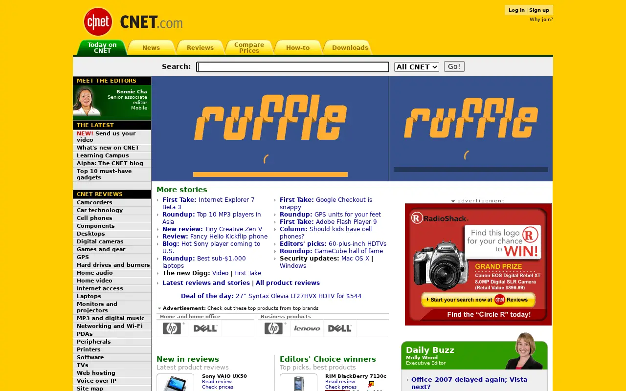 cnet.com in 2006