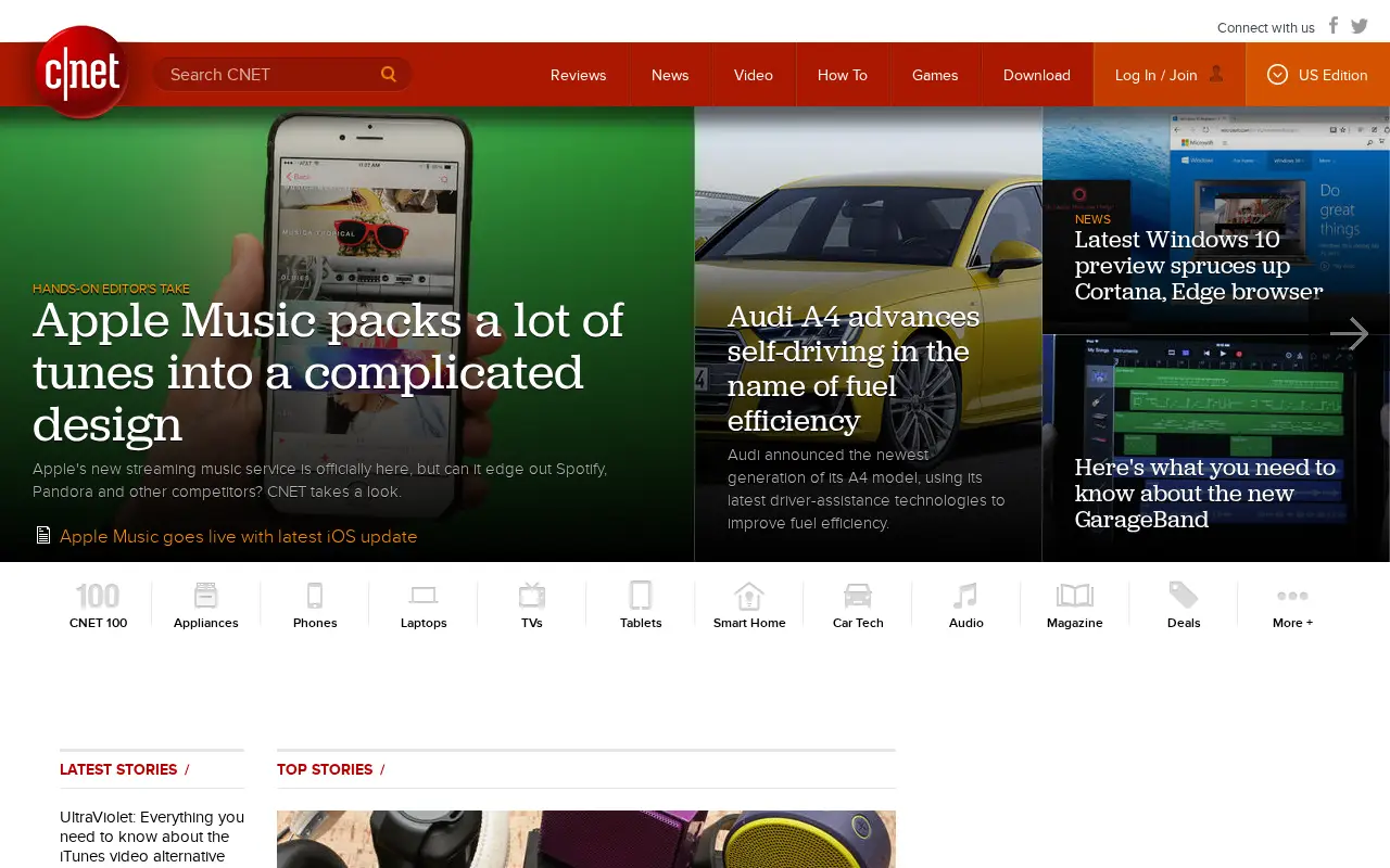 cnet.com in 2015