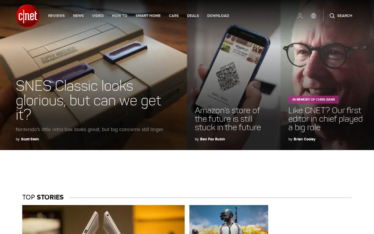 cnet.com in 2017